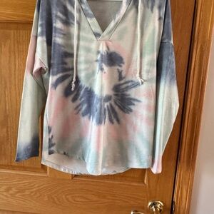 WOMEN'S GEORGE DRAPED NECK SLEEVELESS TOP - SIZE L - NWOT